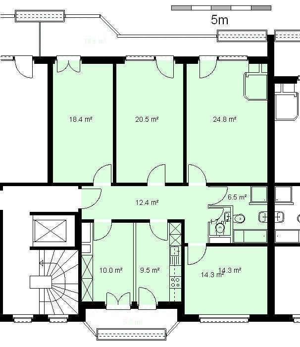 4 rooms apartment
