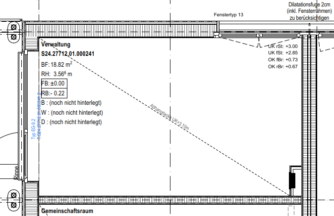 19m² office