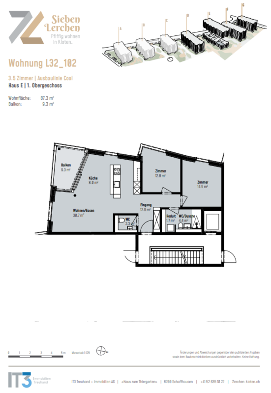 3 ½ rooms apartment