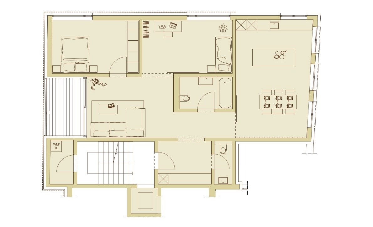 4 rooms apartment