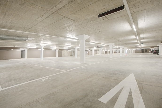 Emplacement de parking souterrain