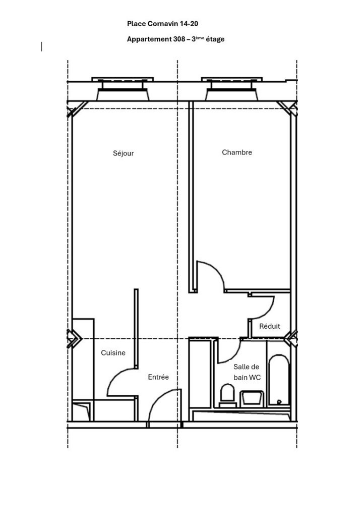 2 ½ rooms apartment
