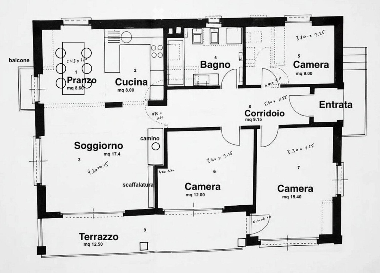 5-Zimmer-Wohnung