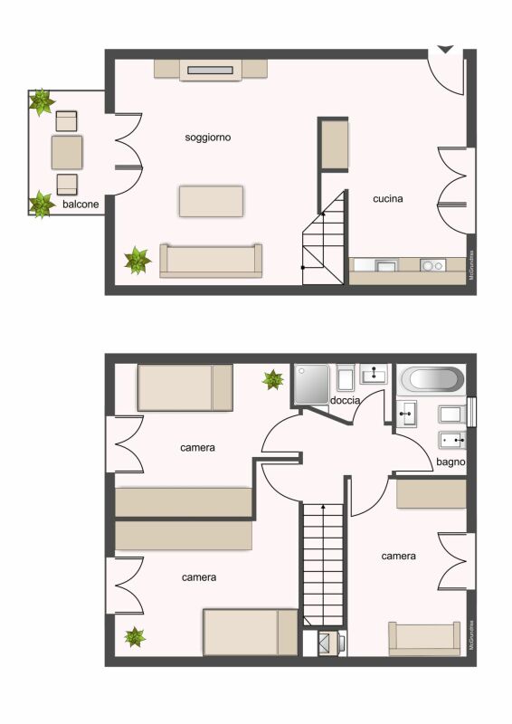 4 ½ rooms duplex house
