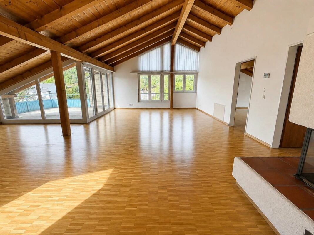 3 rooms roof flat