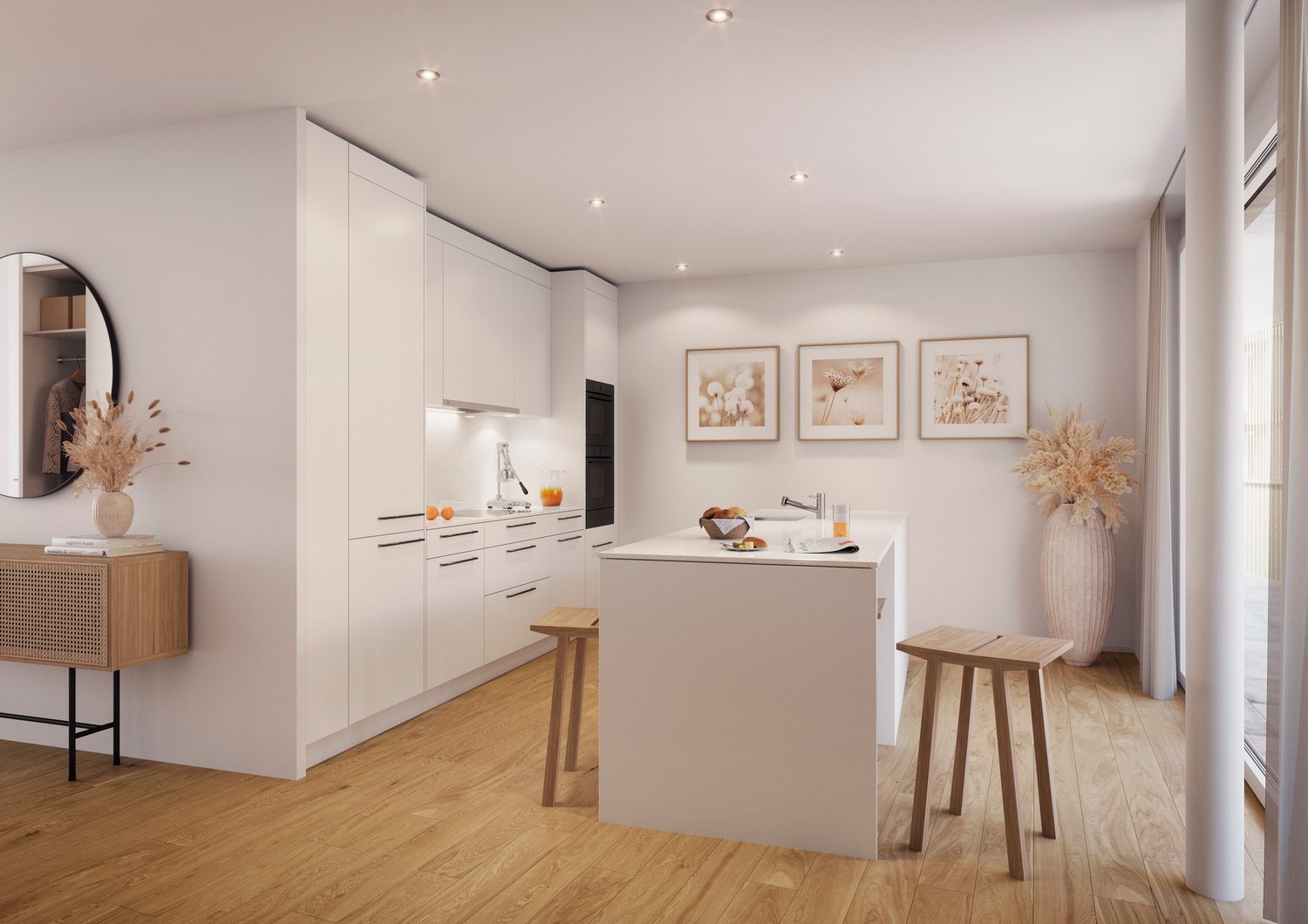 4 ½ rooms furnished flat