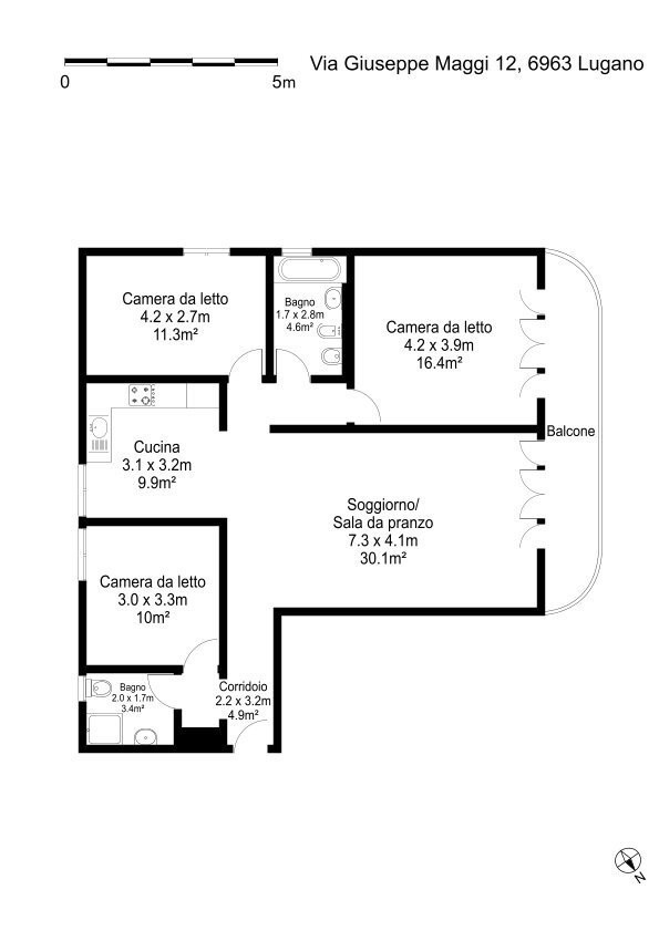 4 ½ Zimmer-Wohnung