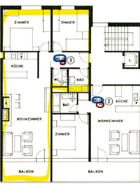 appartamento di 3 ½ locali