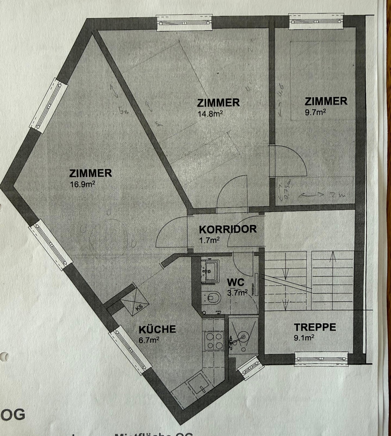 3 rooms apartment