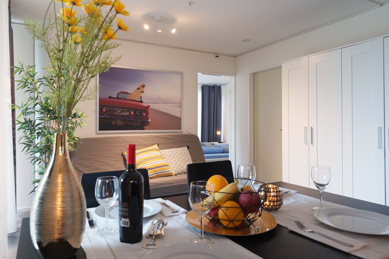2 Zimmer möblierte Wohnung