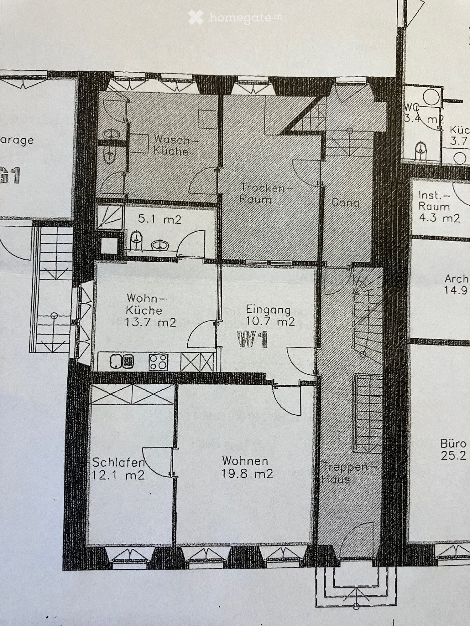 2 ½ rooms apartment