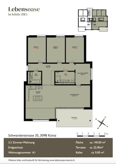 5 ½ rooms apartment