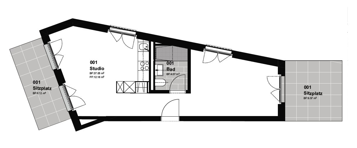 Appartement de 1 ½ pièce