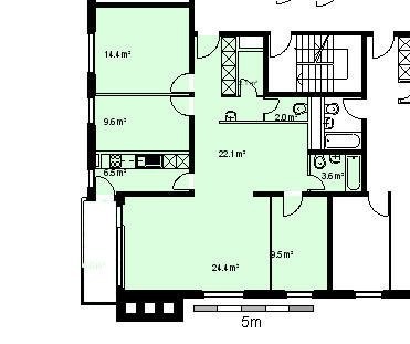 4 ½ rooms apartment
