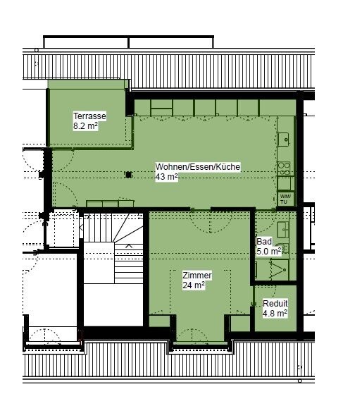 duplex 2 pièces