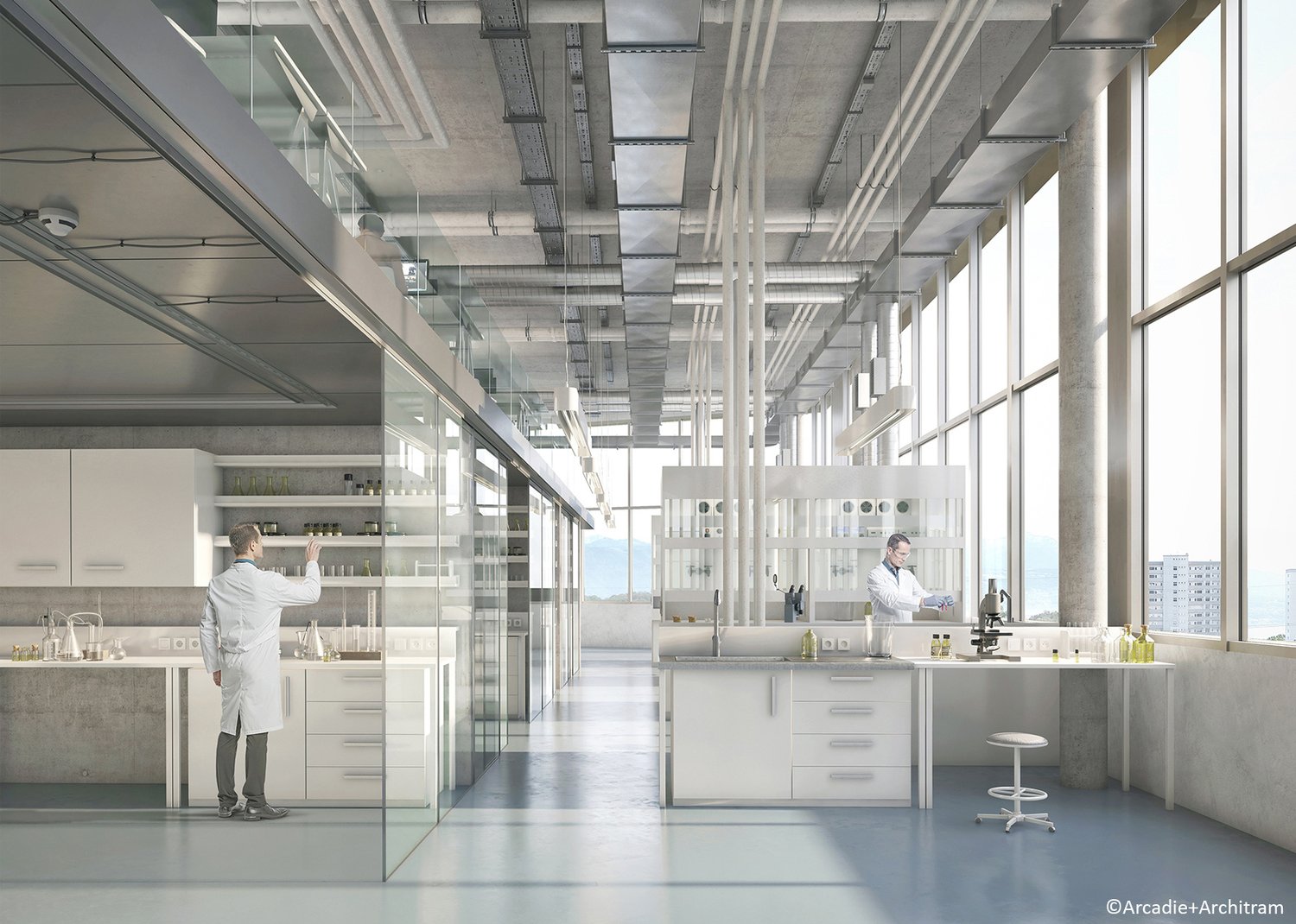 850m² Büro