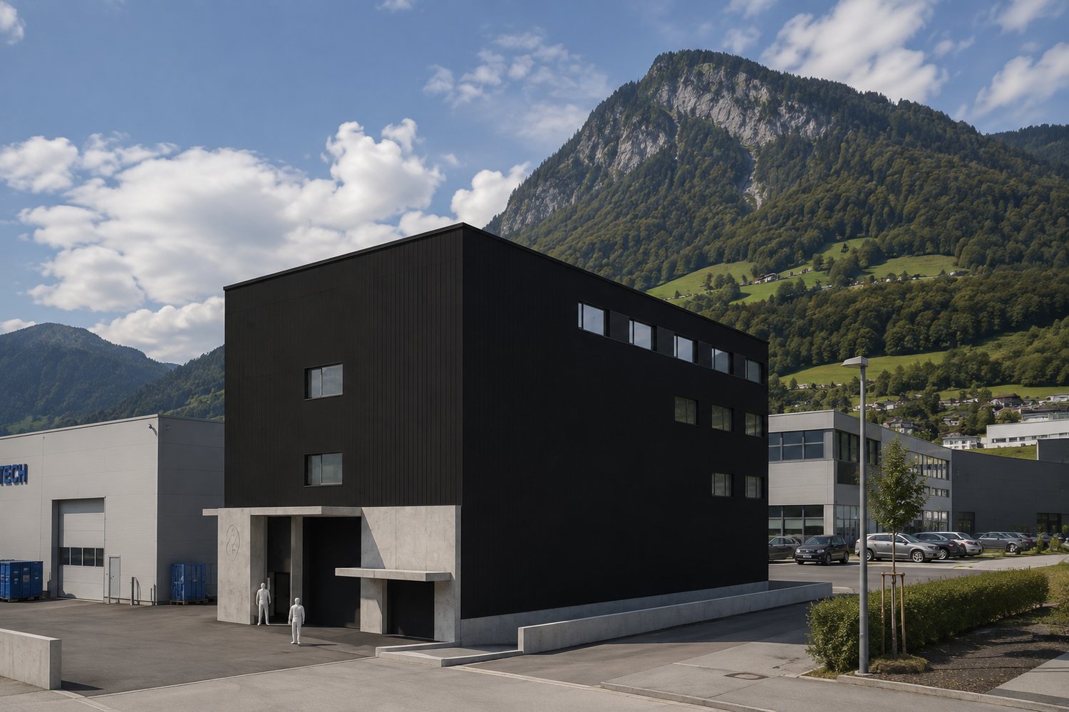 372m² industrial object