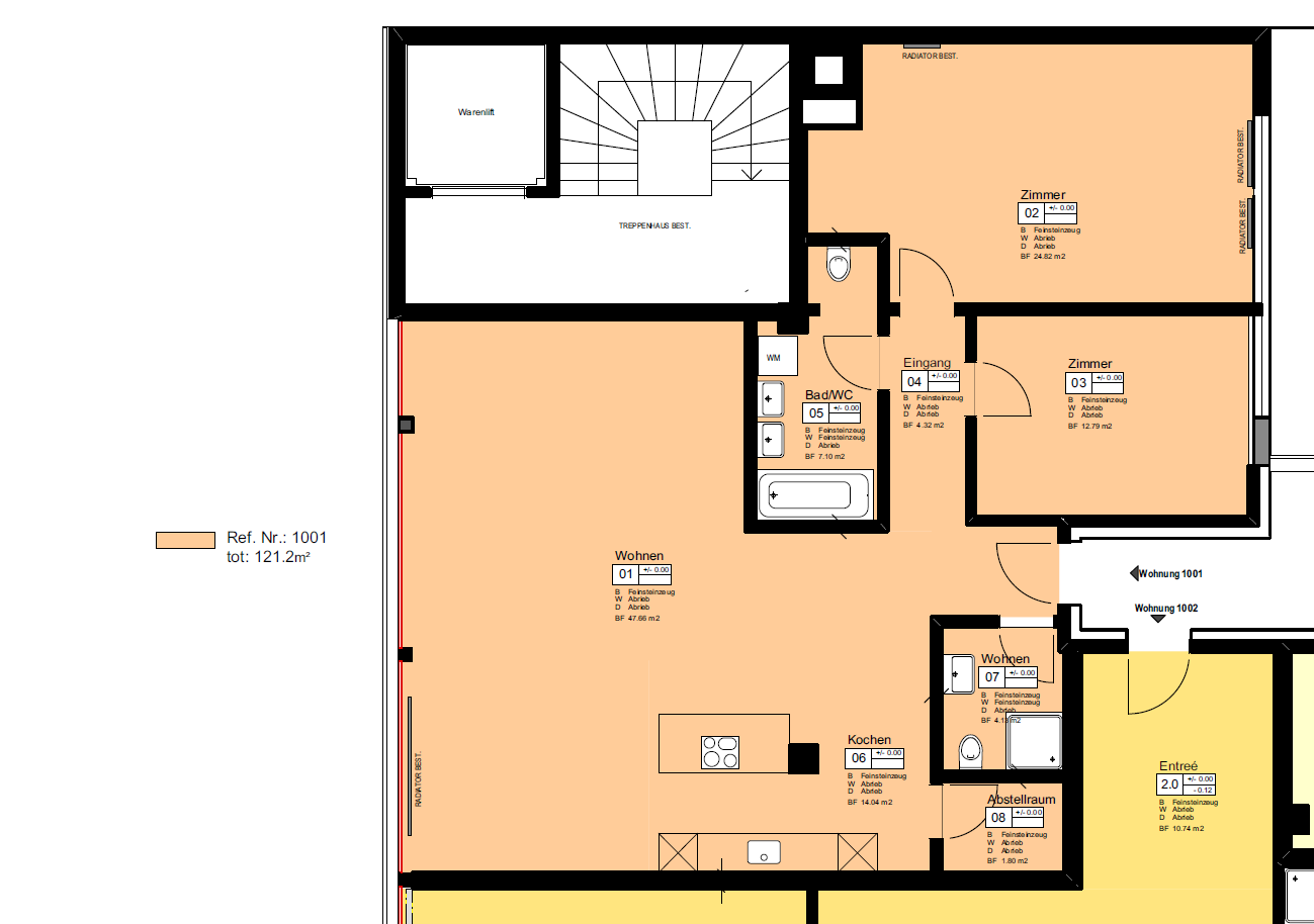 3 ½ rooms apartment