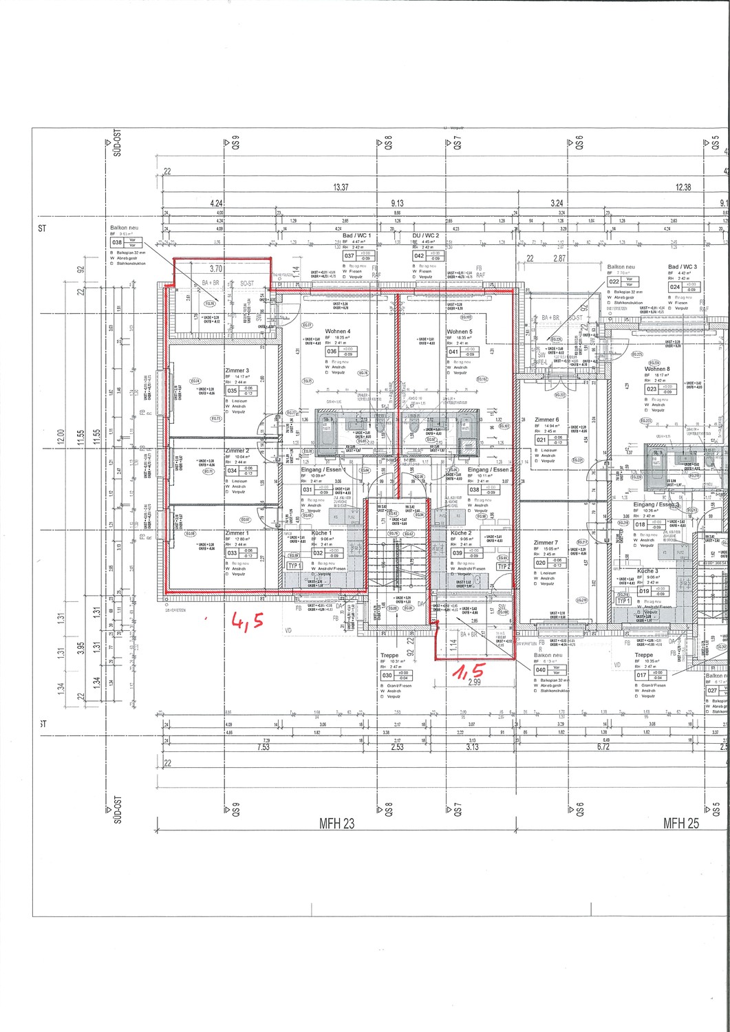 1 ½ rooms apartment