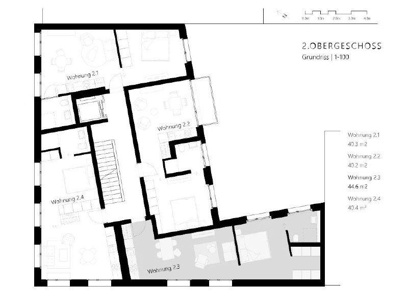 2 ½ rooms apartment