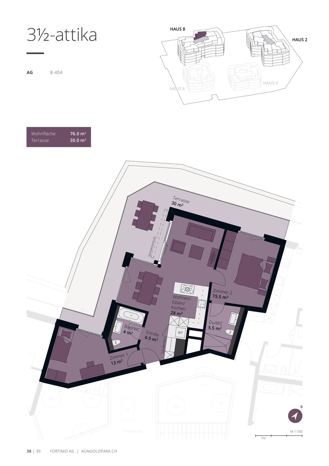 3 ½ rooms apartment