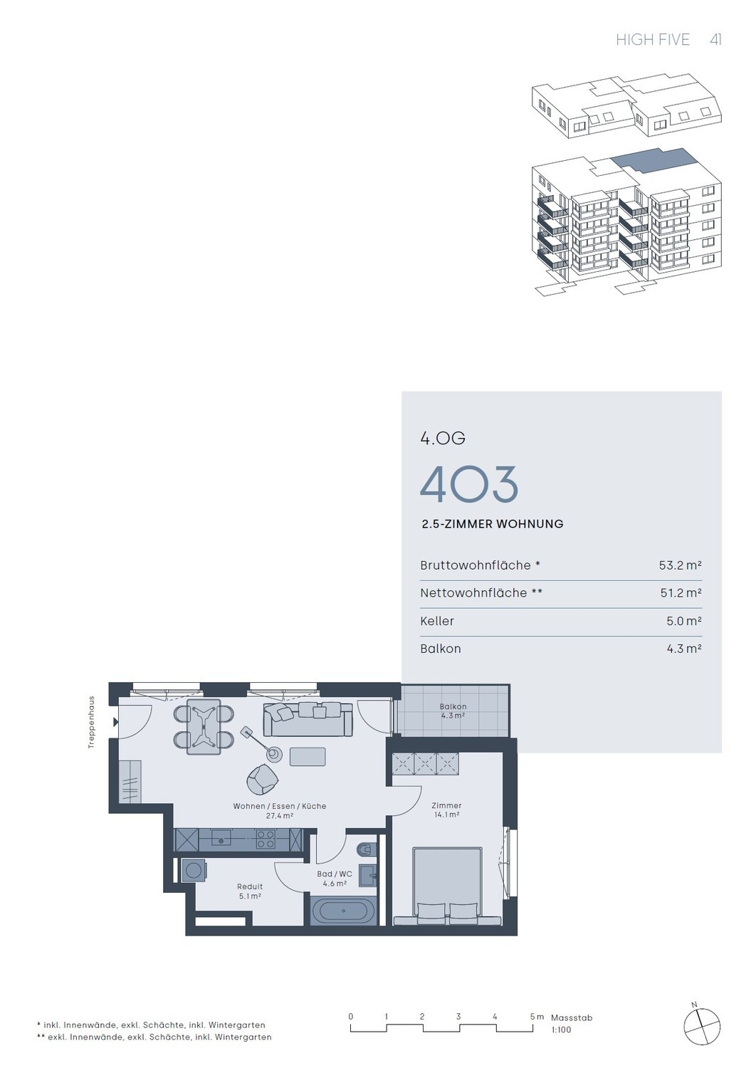 Appartamento di 2 ½ locali