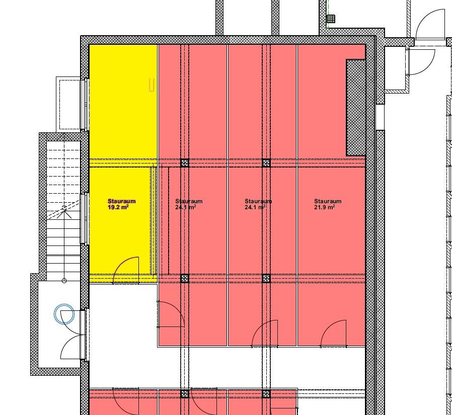 19m² pièce de stockage