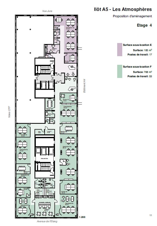 ufficio di 185m²
