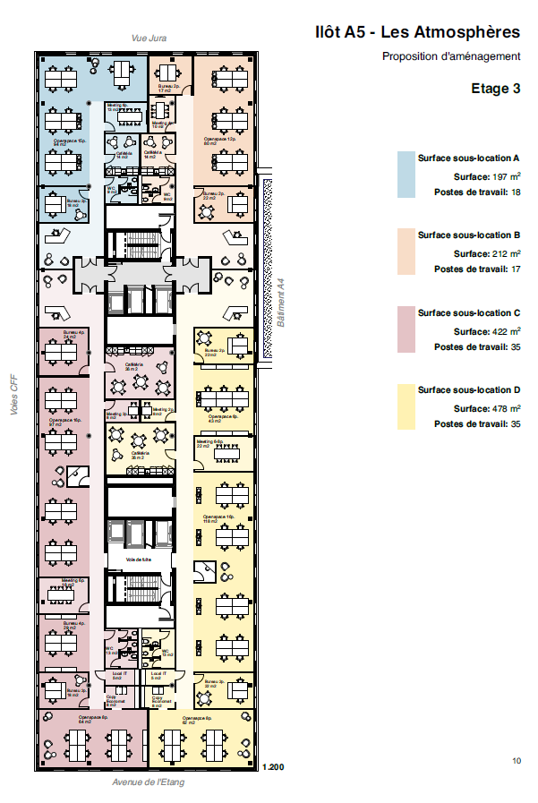 ufficio di 185m²