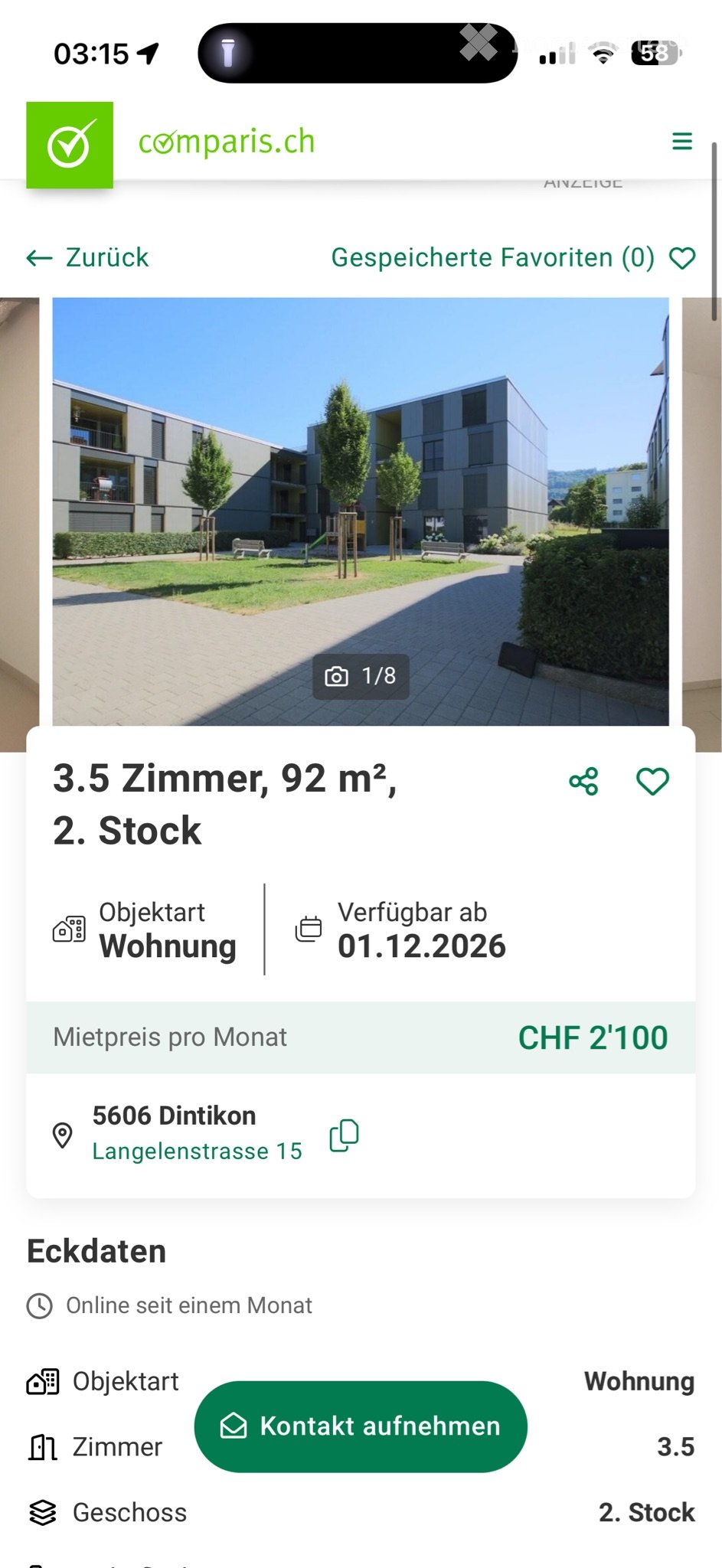 4 rooms apartment
