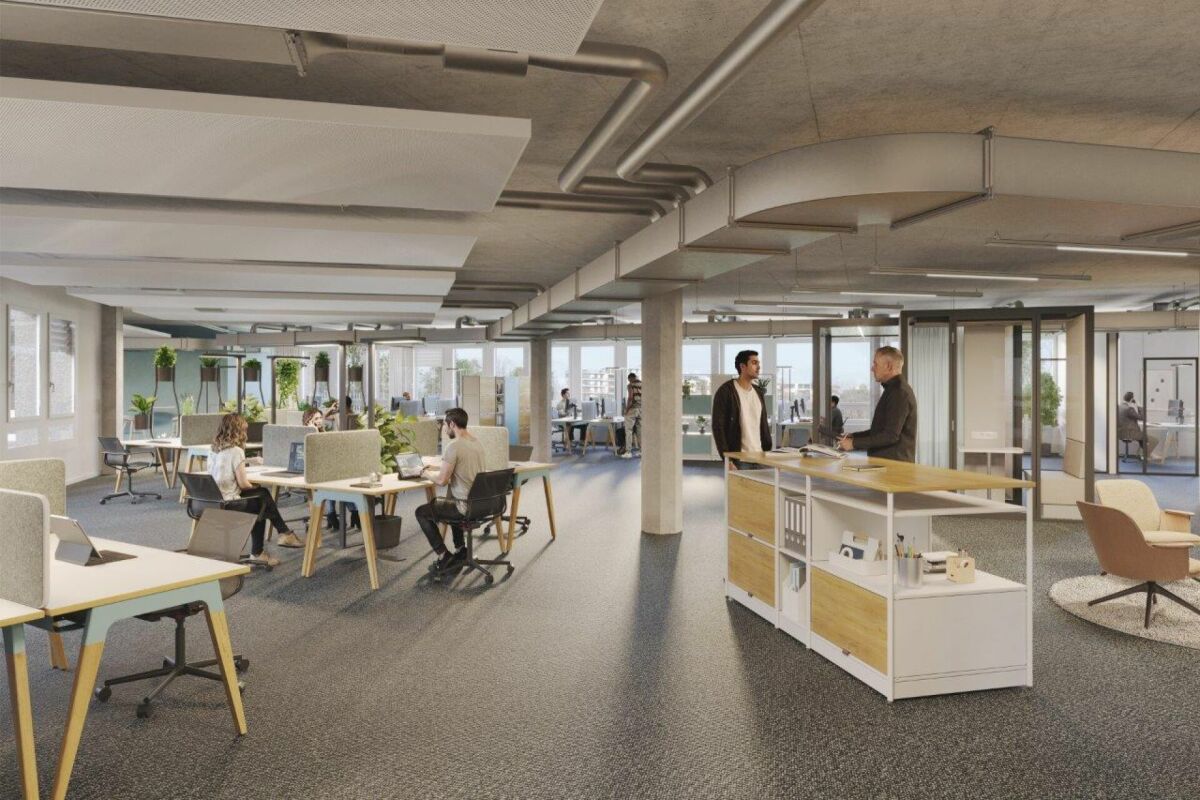 1500m² bureau