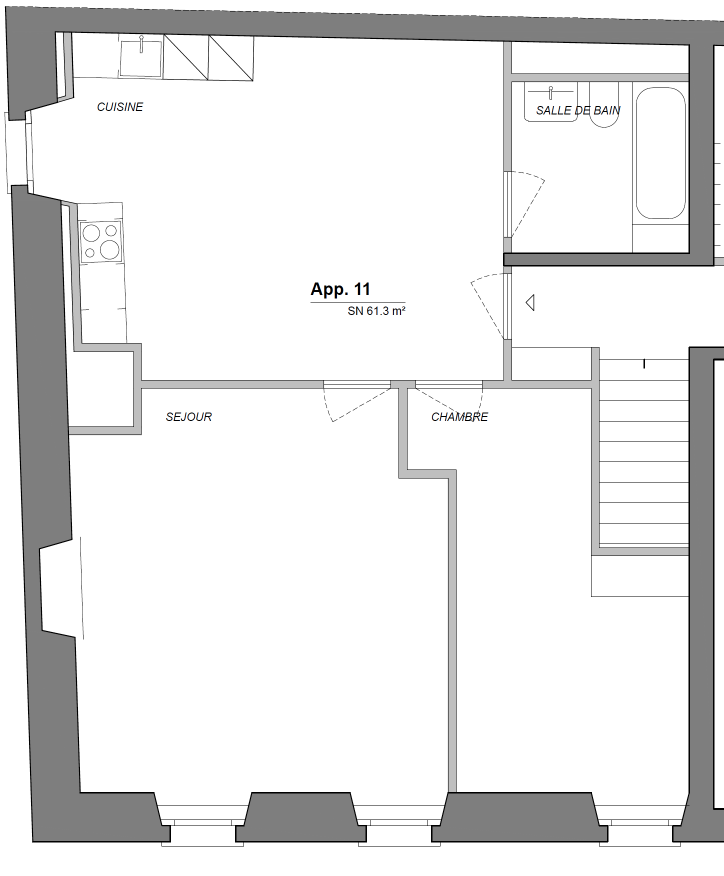 2 ½ Zimmer Wohnung