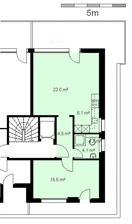 2 ½ rooms apartment