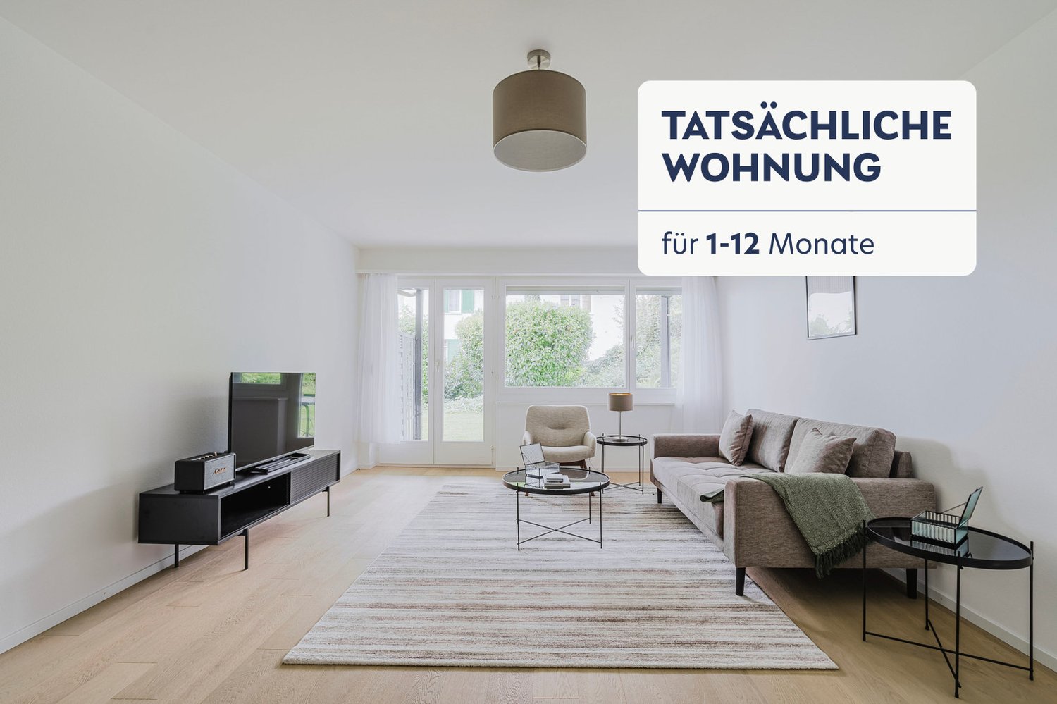 Appartement meublé de 3 ½ pièces