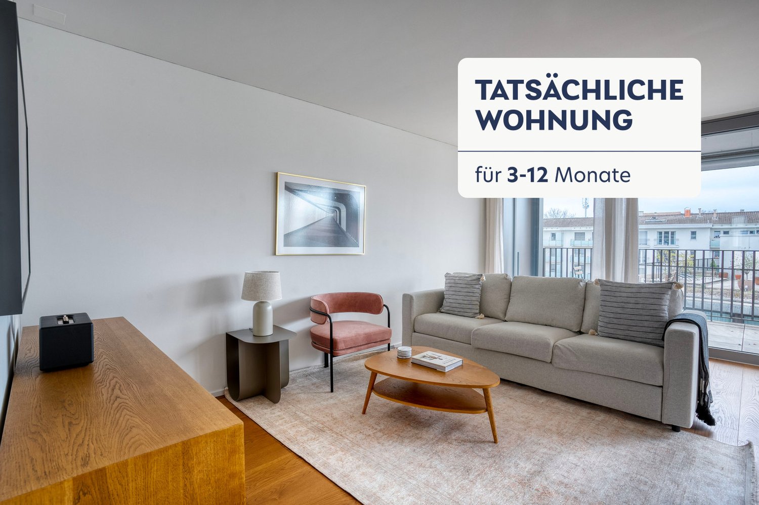 3 ½ rooms furnished flat