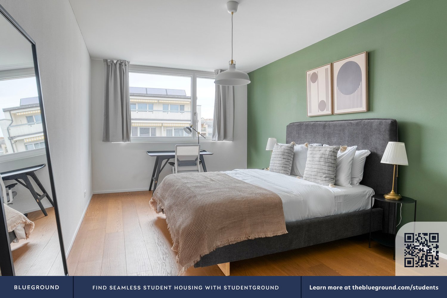 3 ½ rooms furnished flat
