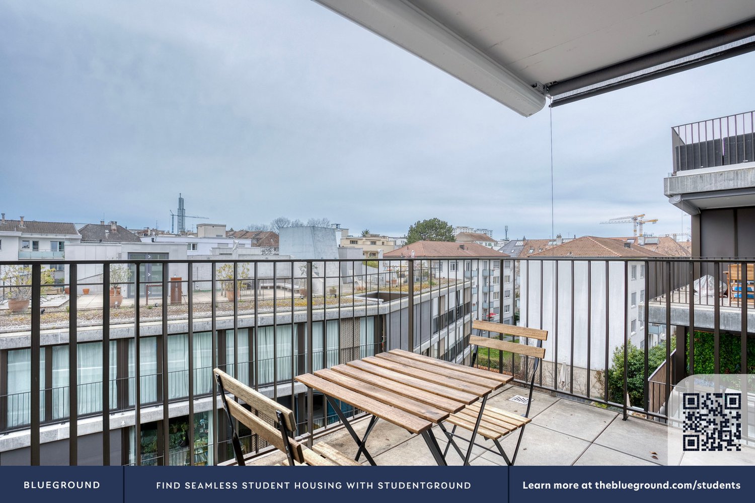 3 ½ rooms furnished flat