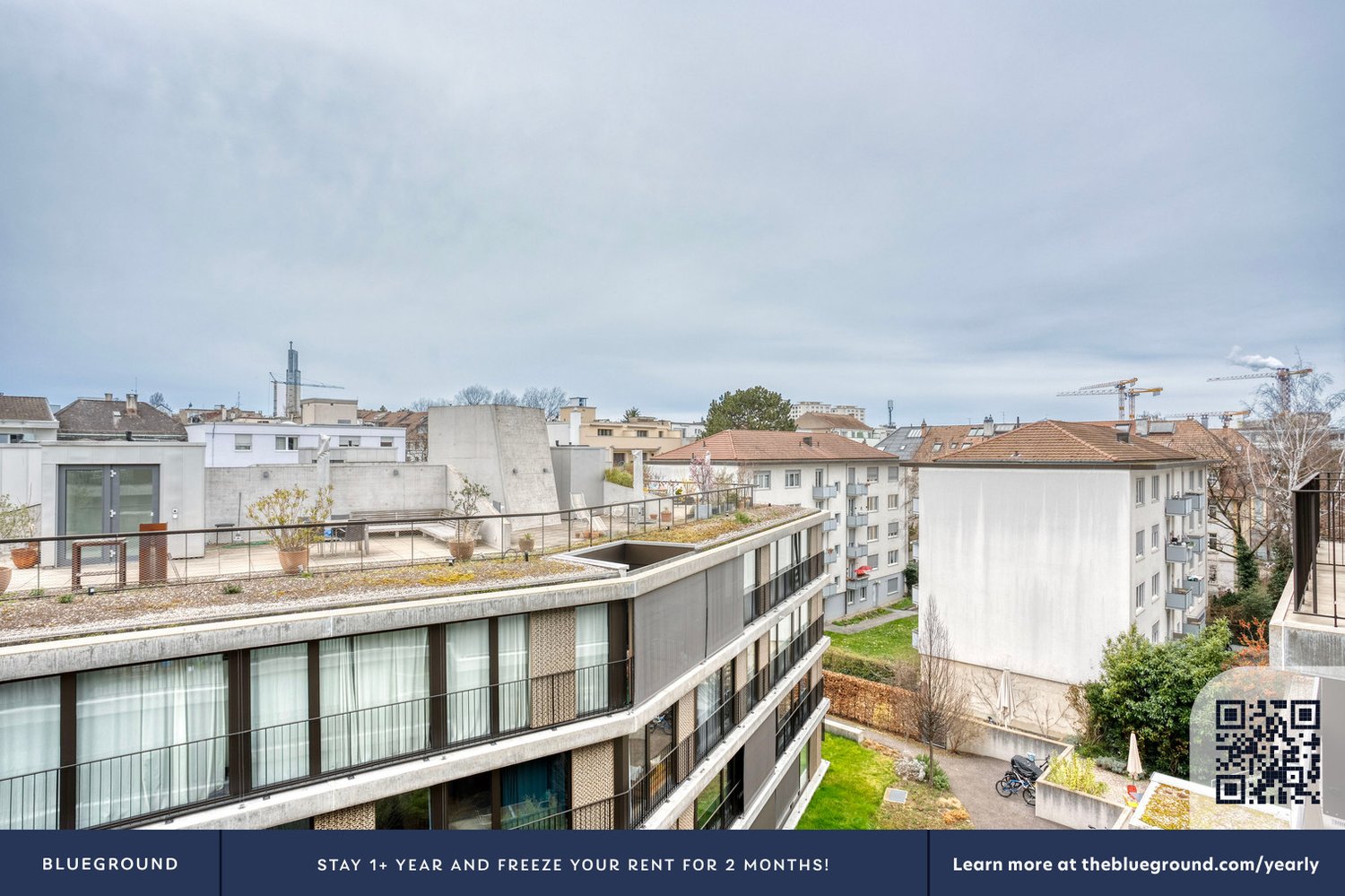3 ½ rooms furnished flat