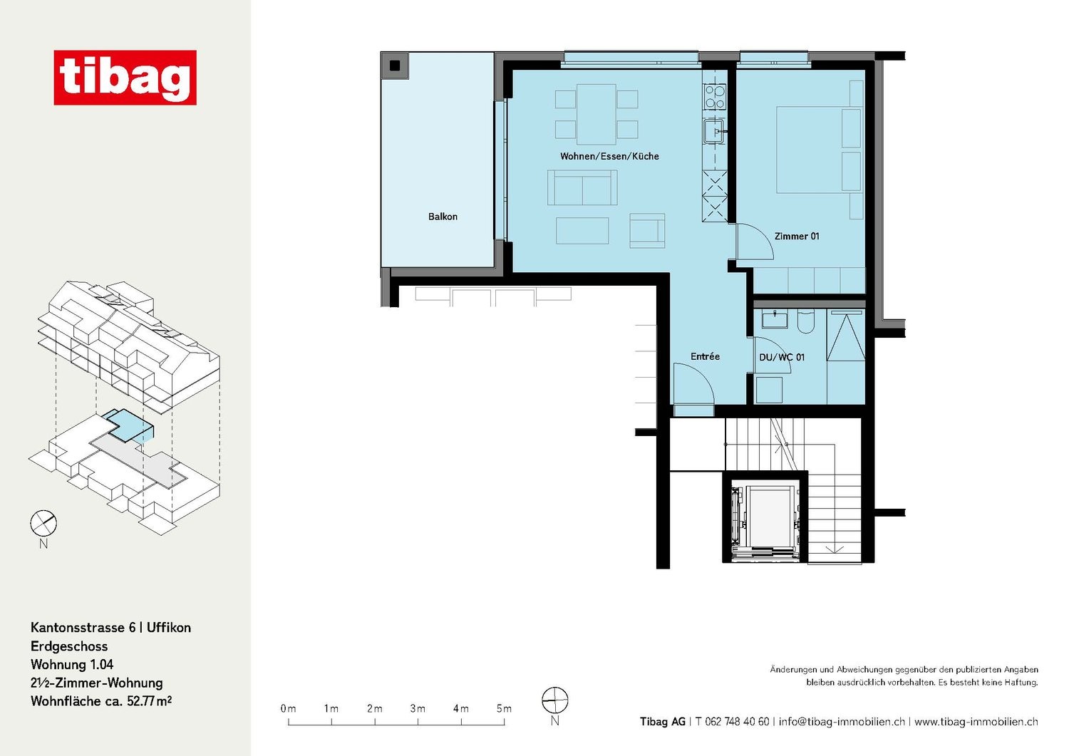 Appartamento di 2 ½ locali