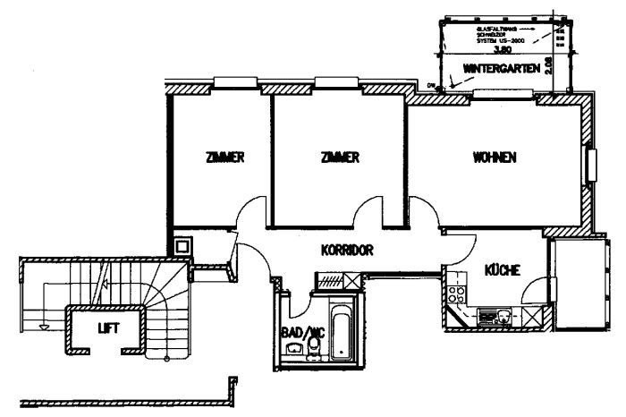 Appartement de 3 pièces
