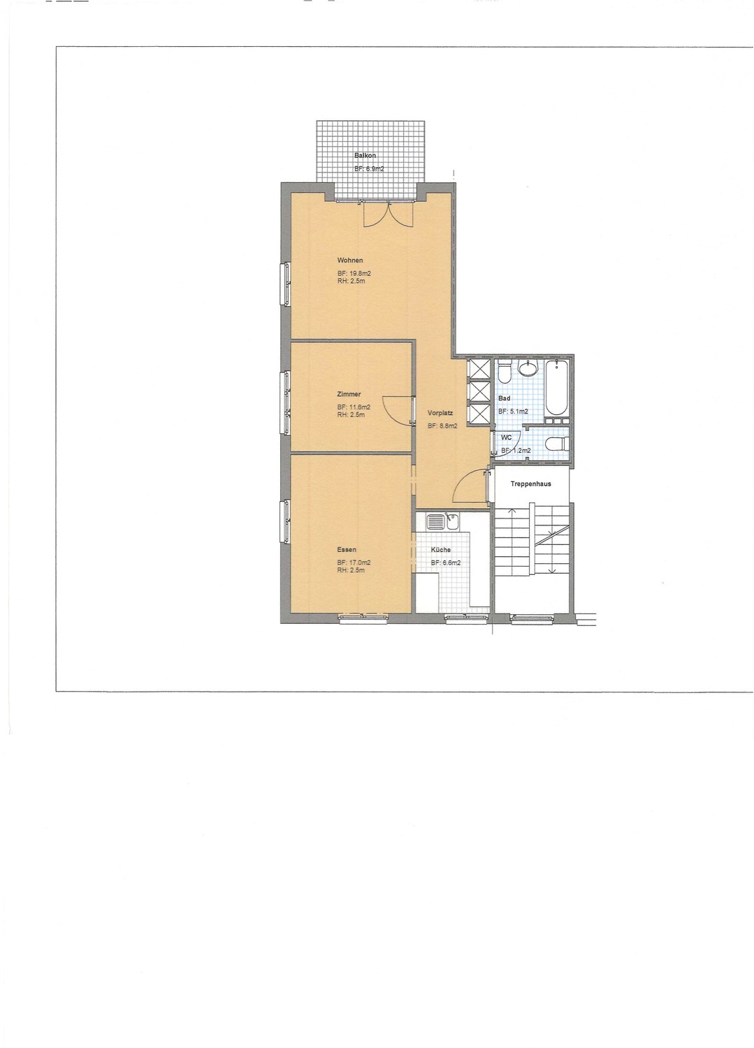 Appartement de 3 pièces
