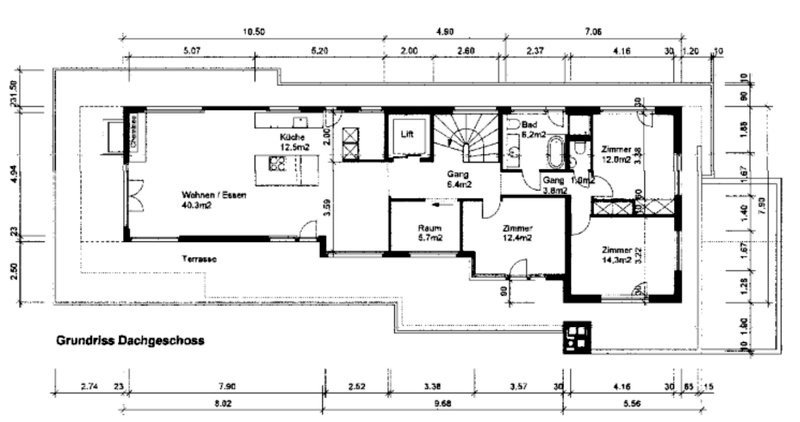 4 ½ rooms furnished flat