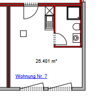 appartamento con 1 stanza