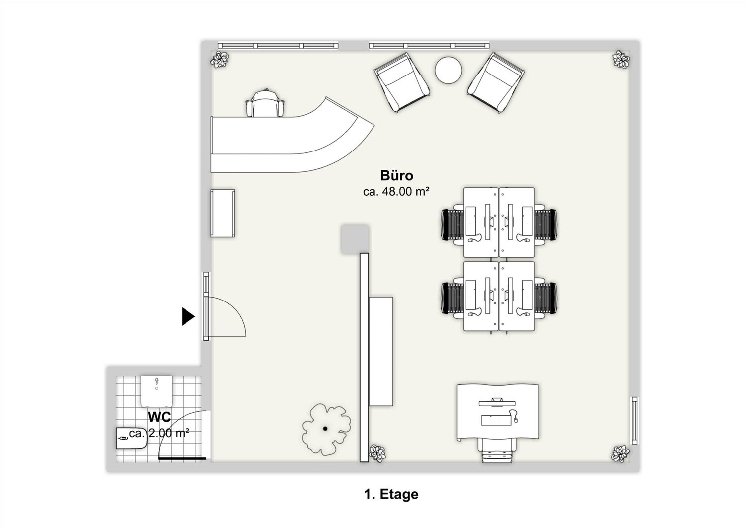 232m² commercial