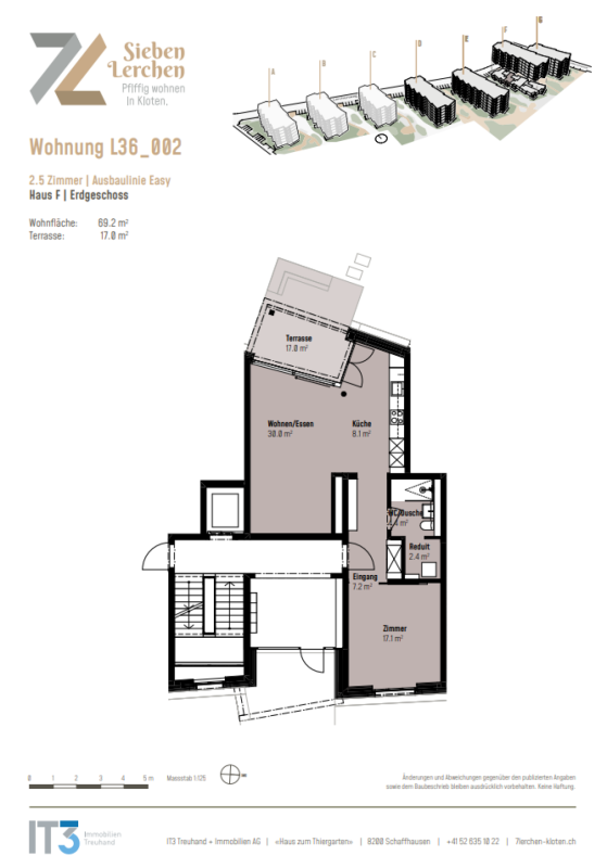 2 ½ rooms apartment
