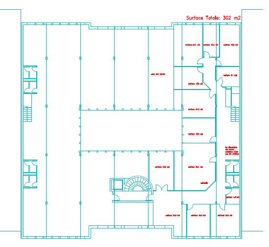 302m² office