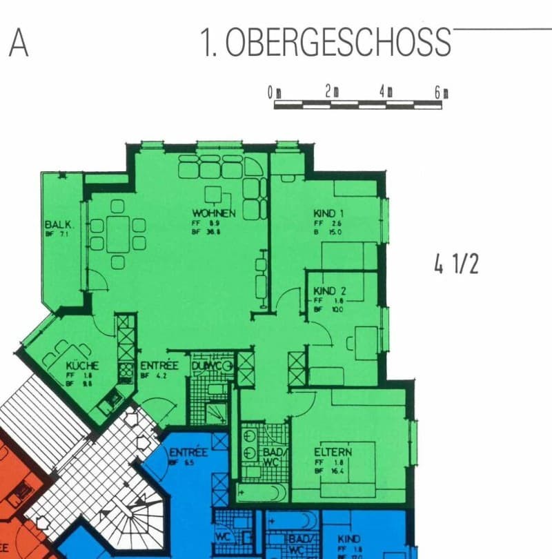 4 ½ rooms apartment