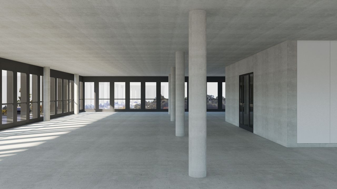 795m² office