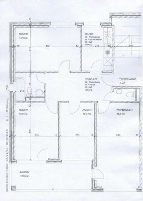4 rooms apartment
