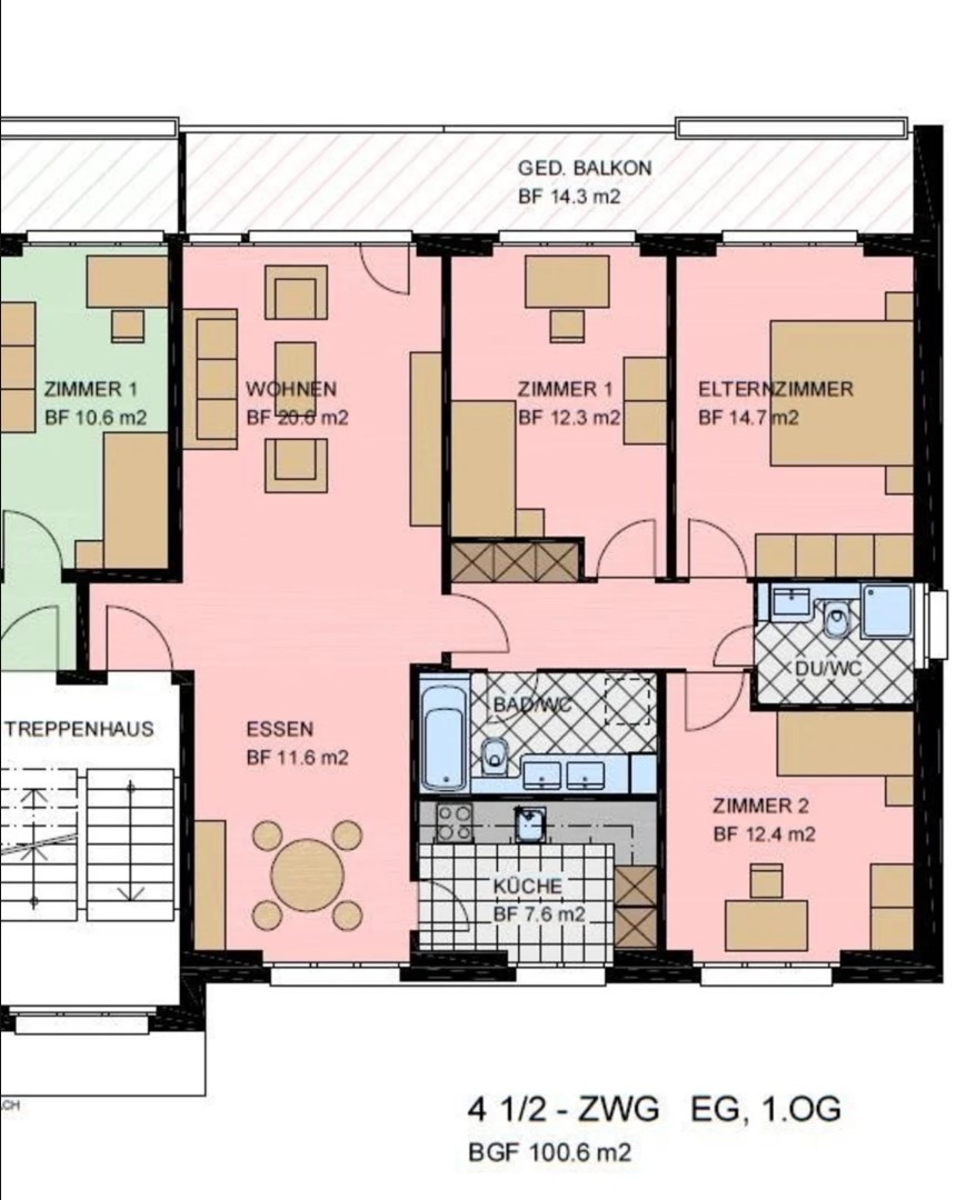 4 ½ rooms apartment